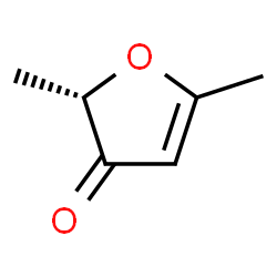 ChemSpider 2D Image | (2S)-2,5-Dimethyl-3(2H)-furanone | C6H8O2