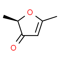 ChemSpider 2D Image | (2R)-2,5-Dimethyl-3(2H)-furanone | C6H8O2