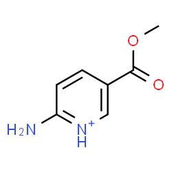 ChemSpider 2D Image | 2-Amino-5-(methoxycarbonyl)pyridinium | C7H9N2O2