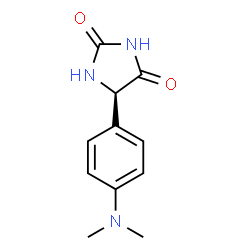 ChemSpider 2D Image | (5R)-5-[4-(Dimethylamino)phenyl]-2,4-imidazolidinedione | C11H13N3O2