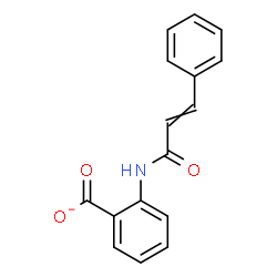 ChemSpider 2D Image | 2-(Cinnamoylamino)benzoate | C16H12NO3