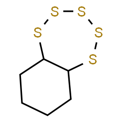 ChemSpider 2D Image | Hexahydro-1,2,3,4,5-benzopentathiepine | C6H10S5