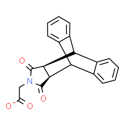 ChemSpider 2D Image | [(15R,19S)-16,18-Dioxo-17-azapentacyclo[6.6.5.0~2,7~.0~9,14~.0~15,19~]nonadeca-2,4,6,9,11,13-hexaen-17-yl]acetate | C20H14NO4