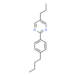 ChemSpider 2D Image | 2-(4-Butylphenyl)-5-propylpyrimidine | C17H22N2