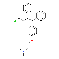ChemSpider 2D Image | Toremifene | C26H28ClNO