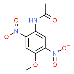 ChemSpider 2D Image | N-(4-Methoxy-2,5-dinitrophenyl)acetamide | C9H9N3O6
