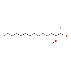 ChemSpider 2D Image | 2-Methoxytetradecanoic acid | C15H30O3