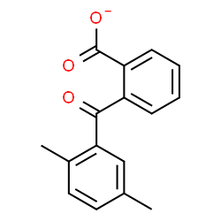 ChemSpider 2D Image | 2-(2,5-Dimethylbenzoyl)benzoate | C16H13O3