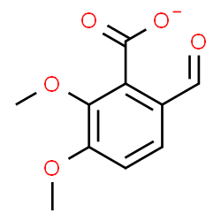 ChemSpider 2D Image | 6-Formyl-2,3-dimethoxybenzoate | C10H9O5
