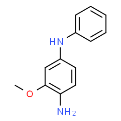 ChemSpider 2D Image | 2-Methoxy-N~4~-phenyl-1,4-benzenediamine | C13H14N2O