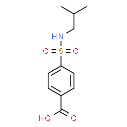 ChemSpider 2D Image | 4-(Isobutylsulfamoyl)benzoic acid | C11H15NO4S