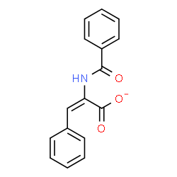 ChemSpider 2D Image | (2E)-2-(Benzoylamino)-3-phenylacrylate | C16H12NO3