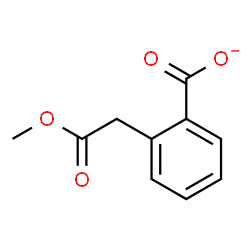 ChemSpider 2D Image | 2-(2-Methoxy-2-oxoethyl)benzoate | C10H9O4