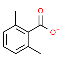 ChemSpider 2D Image | 2,6-Dimethylbenzoate | C9H9O2