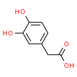 ChemSpider 2D Image | 3,4-dihydroxyphenylacetic acid | C8H8O4