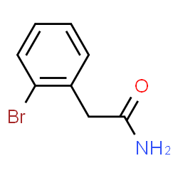ChemSpider 2D Image | 2-(2-Bromophenyl)acetamide | C8H8BrNO