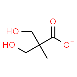 ChemSpider 2D Image | 3-Hydroxy-2-(hydroxymethyl)-2-methylpropanoate | C5H9O4