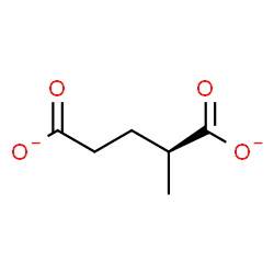 ChemSpider 2D Image | (2S)-2-Methylpentanedioate | C6H8O4