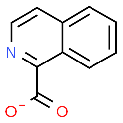 ChemSpider 2D Image | 1-Isoquinolinecarboxylate | C10H6NO2