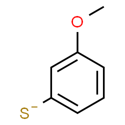 ChemSpider 2D Image | 3-Methoxybenzenethiolate | C7H7OS