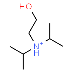 ChemSpider 2D Image | N-(2-Hydroxyethyl)-N-isopropyl-2-propanaminium | C8H20NO