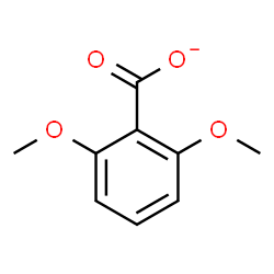 ChemSpider 2D Image | 2,6-Dimethoxybenzoate | C9H9O4