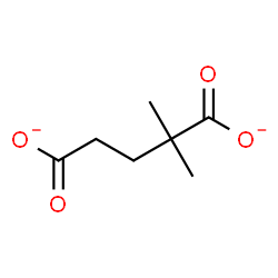 ChemSpider 2D Image | 2,2-Dimethylpentanedioate | C7H10O4