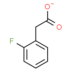 ChemSpider 2D Image | (2-Fluorophenyl)acetate | C8H6FO2