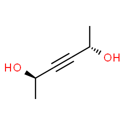 ChemSpider 2D Image | (2R,5S)-3-Hexyne-2,5-diol | C6H10O2
