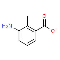 ChemSpider 2D Image | 3-Amino-2-methylbenzoate | C8H8NO2