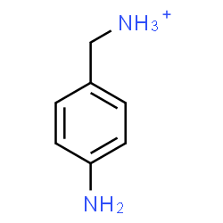 ChemSpider 2D Image | (4-Aminophenyl)methanaminium | C7H11N2