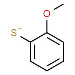 ChemSpider 2D Image | 2-Methoxybenzenethiolate | C7H7OS