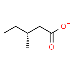 ChemSpider 2D Image | (3R)-3-Methylpentanoate | C6H11O2