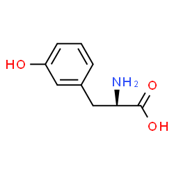 ChemSpider 2D Image | D-m-Tyrosine | C9H11NO3