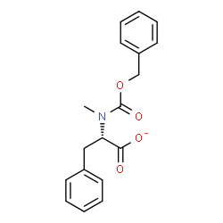ChemSpider 2D Image | (2S)-2-{[(Benzyloxy)carbonyl](methyl)amino}-3-phenylpropanoate | C18H18NO4