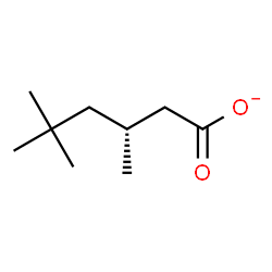 ChemSpider 2D Image | (3R)-3,5,5-Trimethylhexanoate | C9H17O2
