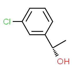 ChemSpider 2D Image | (s)-1-(3-chlorophenyl)ethanol | C8H9ClO