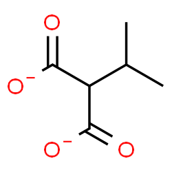 ChemSpider 2D Image | Isopropylmalonate | C6H8O4