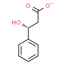 ChemSpider 2D Image | (3R)-3-Hydroxy-3-phenylpropanoate | C9H9O3