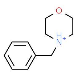 ChemSpider 2D Image | 4-Benzylmorpholin-4-ium | C11H16NO