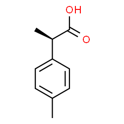 ChemSpider 2D Image | (R)-2-(4-methylphenyl)propionic acid | C10H12O2