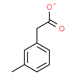 ChemSpider 2D Image | 3-Tolylacetate | C9H9O2