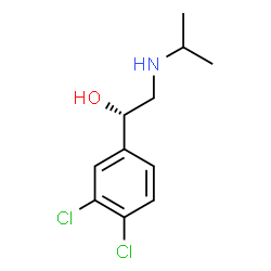 ChemSpider 2D Image | (S)-dichloroisoproterenol | C11H15Cl2NO