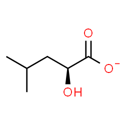 ChemSpider 2D Image | S-2-Hydroxy-4-methylpentanoate | C6H11O3