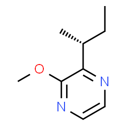 ChemSpider 2D Image | 2-[(2R)-2-Butanyl]-3-methoxypyrazine | C9H14N2O