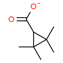 ChemSpider 2D Image | 2,2,3,3-Tetramethylcyclopropanecarboxylate | C8H13O2