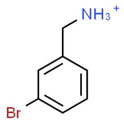 ChemSpider 2D Image | (3-Bromophenyl)methanaminium | C7H9BrN
