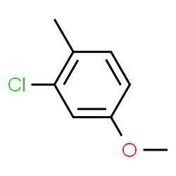 ChemSpider 2D Image | 2-Chloro-4-methoxytoluene | C8H9ClO