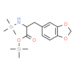 ChemSpider 2D Image | Trimethylsilyl 3-(1,3-benzodioxol-5-yl)-N-(trimethylsilyl)alaninate | C16H27NO4Si2
