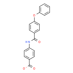 ChemSpider 2D Image | 4-[(4-Phenoxybenzoyl)amino]benzoate | C20H14NO4